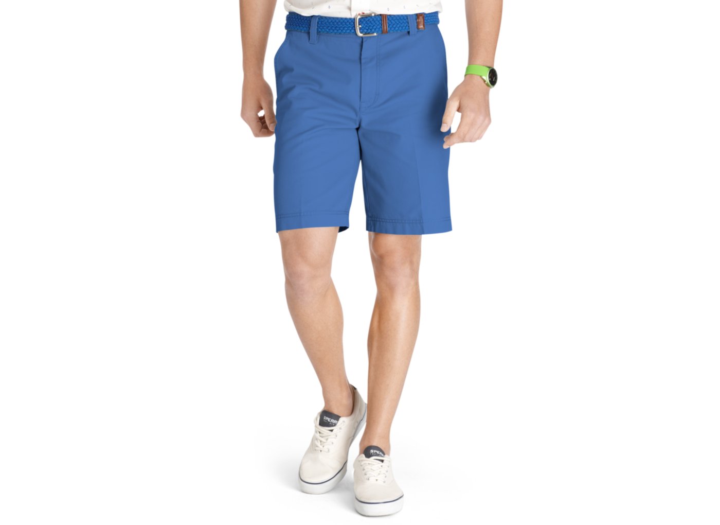 Izod Saltwater Flat-Front Shorts